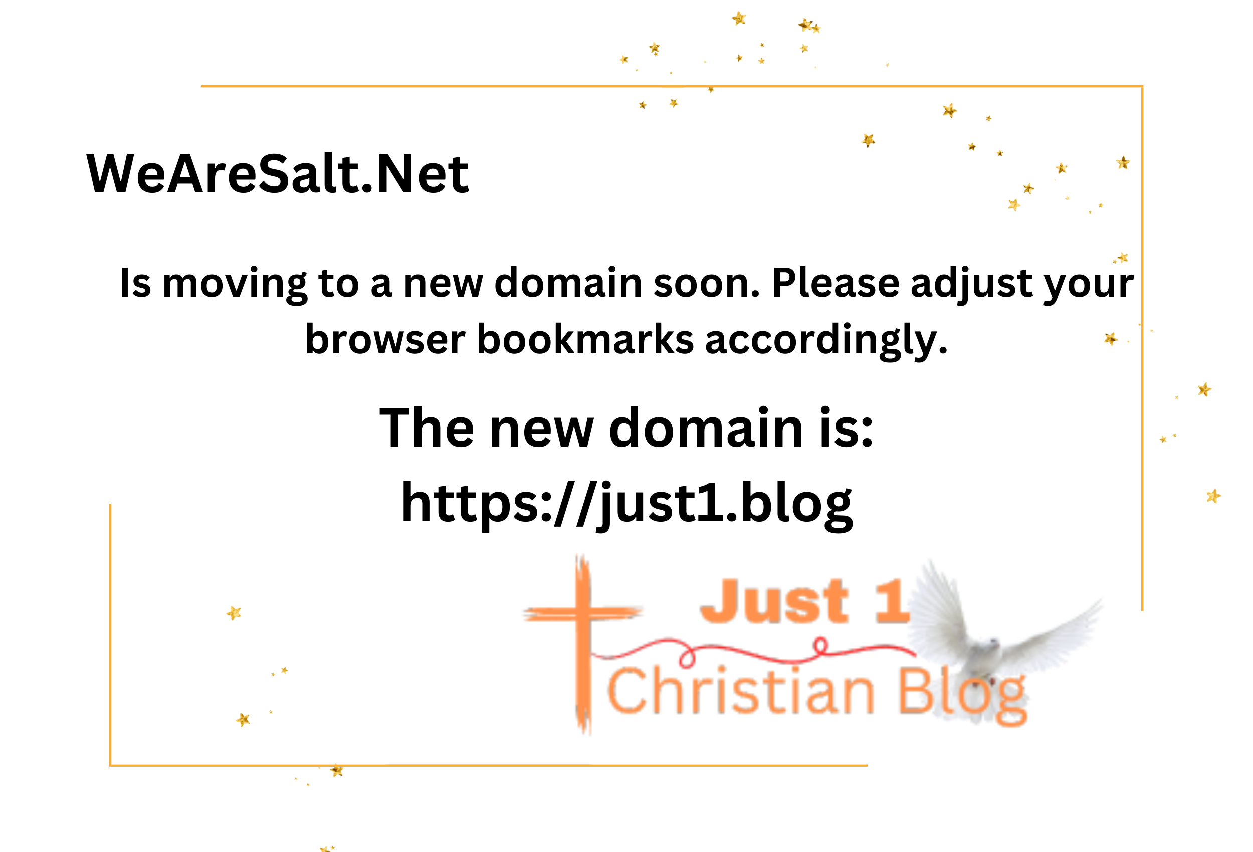 Moving to New Domain